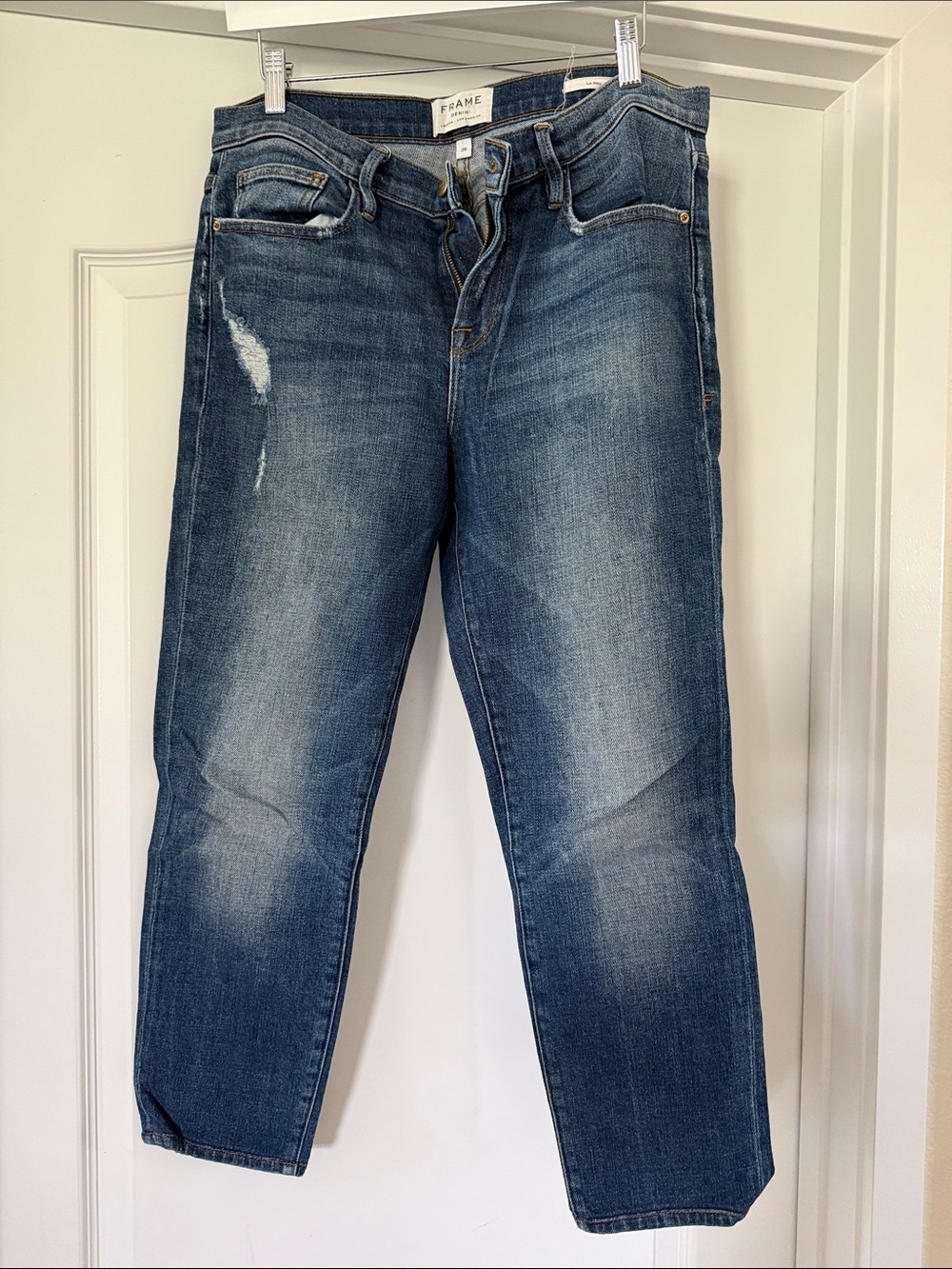 Frame Denim Women’s Medium Blue Straight Jeans